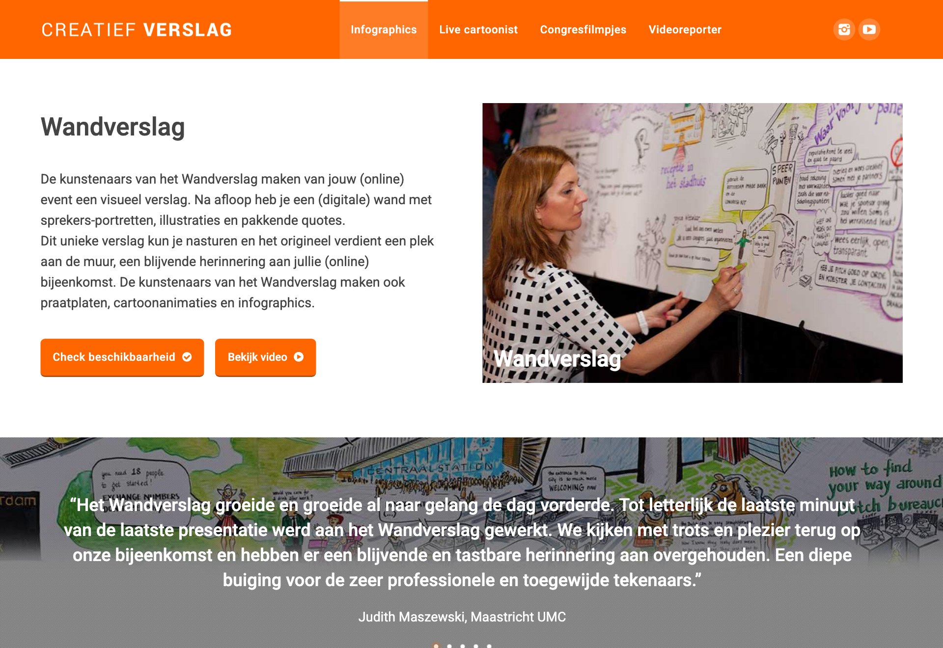De verouderde WordPress-site